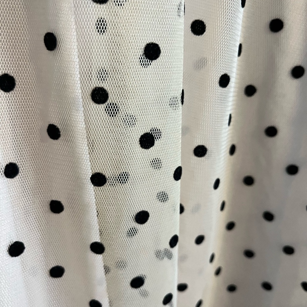 H&M Cream A-Line Midi Skirt with Pleats - Picture 4 of 5